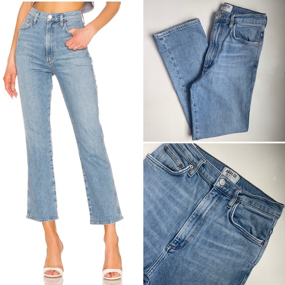 Agolde Pinch Waist High Rise Kick Jeans 